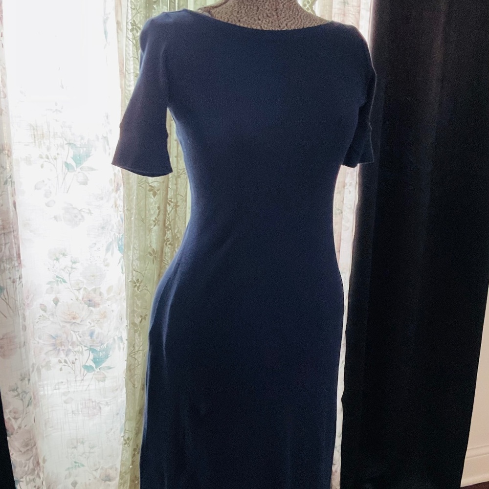 Dark navy blue Ralph Lauren dress
